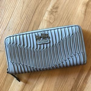 Gray Coach Wallet